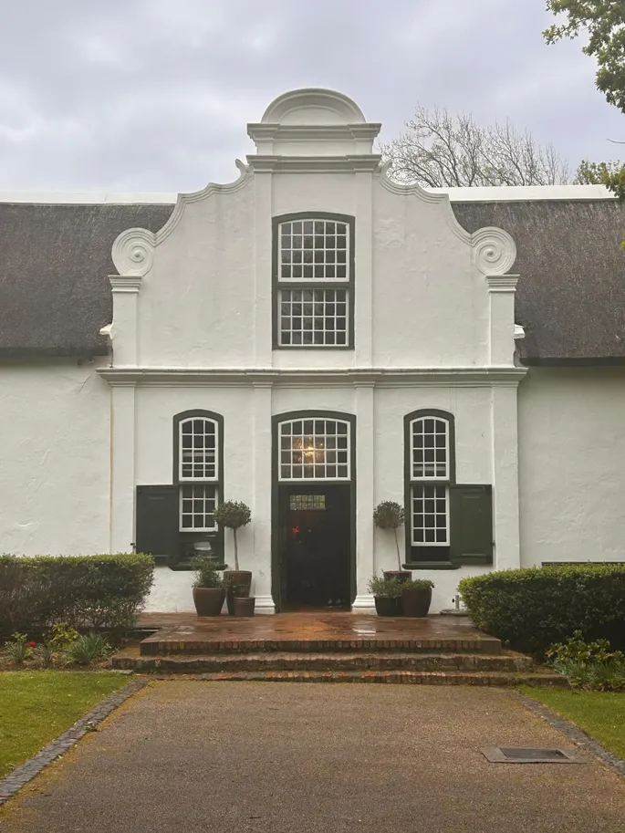 Kaaps-Hollandse architectuur in de Winelands