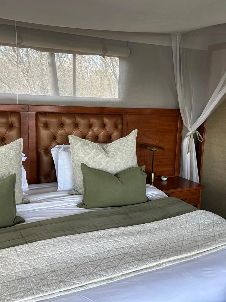 Je eigen luxe tent, met uitzicht op de bush